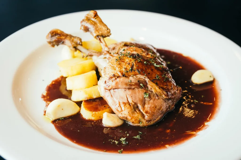 poulet raison sauce gastrique