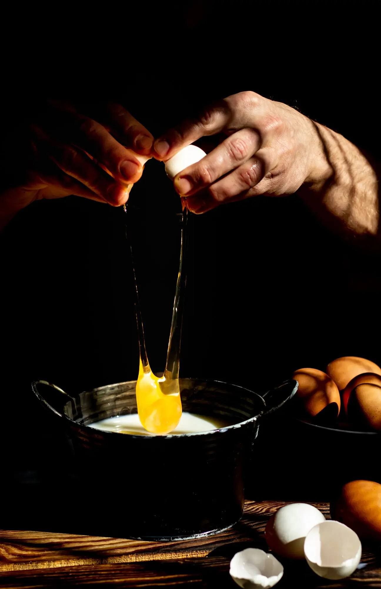 préparation sauce de chef